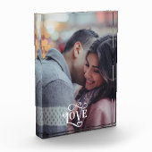 Liefde hart gepersonaliseerde foto aangepaste fami (Links)