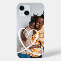 Liefde hart gepersonaliseerde foto op maat gemaakt