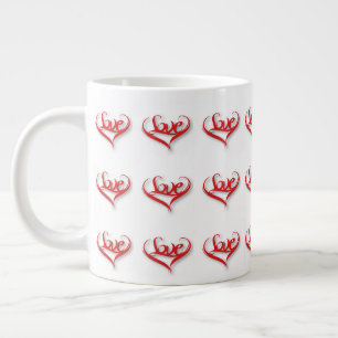 Liefde Hart Giant Coffee Mok