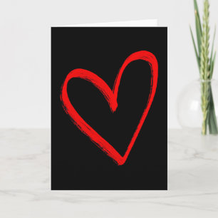 Liefde Hart Grafisch - Rode Hart Valentijnsdag Kaart