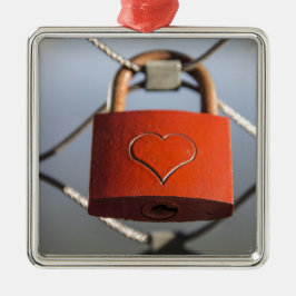 Liefde Hart Hangslot Metalen Ornament