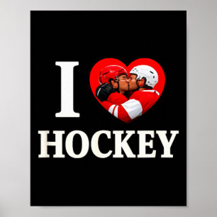 Liefde hart homo hockey ontketend homo pride parad poster