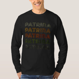 Liefde Hart Patrina GrungeVintage Stijl Zwart Patr T-shirt