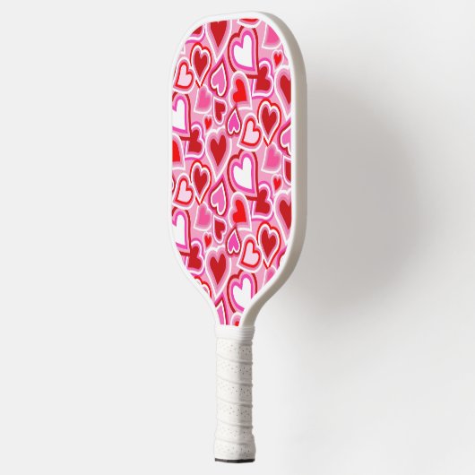 Liefde hart pickleball paddle (Links)