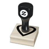 Liefde hart 	rubberstempel (Stempel)