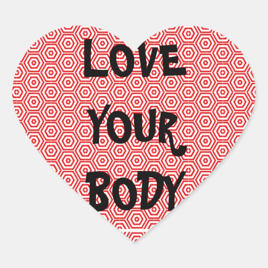 Liefde Hart Sticker (Voorkant)