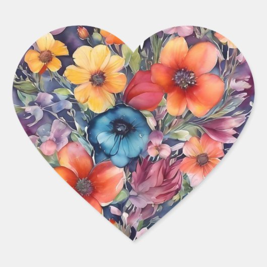 Liefde hart stickers (Voorkant)