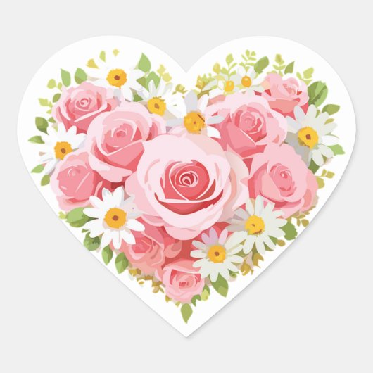 Liefde hart stickers (Voorkant)