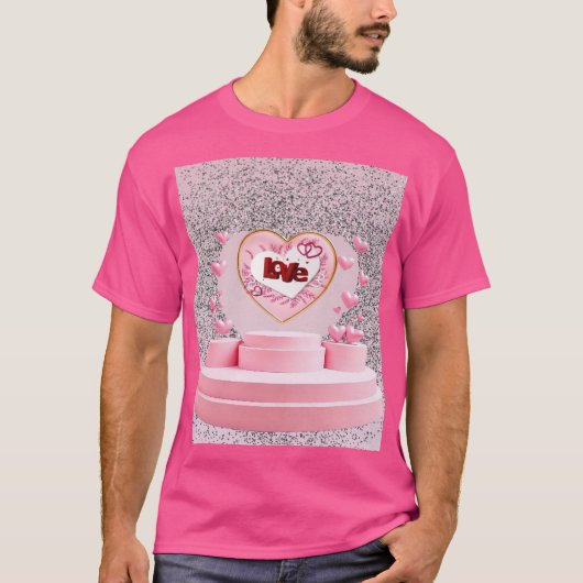Liefde hart t-shirt (Voorkant)
