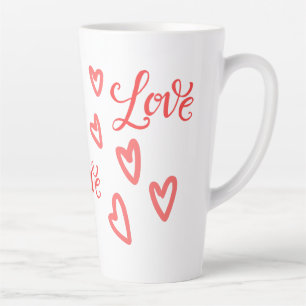 Liefde Hart-Themed Valentijnsdag Latte Mok