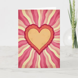 Liefde Hart Zonnekaart Kaart