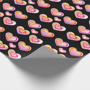 Liefde harten cadeaupapier