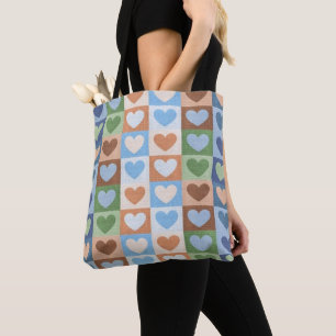 Liefde harten? Deze tas is voor jou. Canvas tas