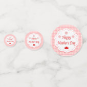 Liefde harten moederdag confetti (Voorkanten)