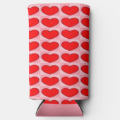 Liefde harten rode vierkanten (Voorkant)