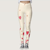 Liefde, harten, Valentijnse Leggings, bruiloft Leggings (Voorkant)