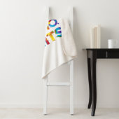 Liefde heeft geen grenzen sherpa deken (In situ)