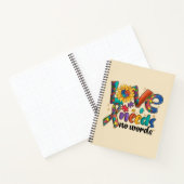 Liefde heeft geen woorden nodig - Autisme Bewustzi Notitieboek (Binnen)