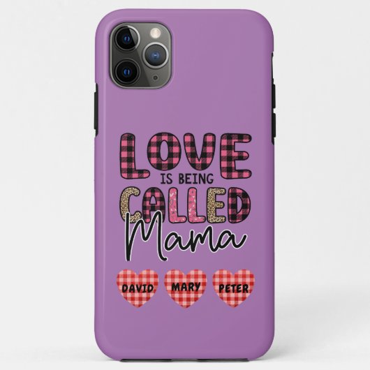 Liefde heet mama,  mam Gift Case-Mate iPhone Case (Achterkant)