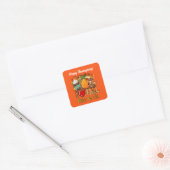 Liefde Herfst herfst aanpassen Vierkante Sticker (Envelop)