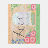 Liefde Hoe dan ook 50" x 60" Fleece Deken (Voorkant)