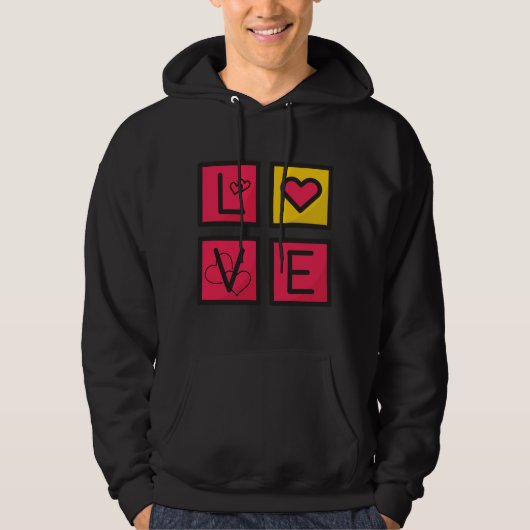 liefde hoodie (Voorkant)