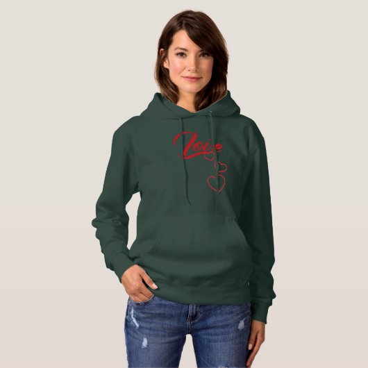 Liefde hoodie (Voorkant volledig)