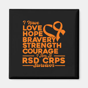 Liefde Hoop Kracht Moed RSD CRPS Bewustzijn Magneet