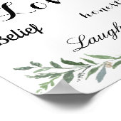 Liefde, hoop, vriendelijkheid Poster (Hoek)