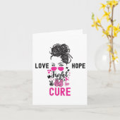 Liefde Hope Cure, Bewustzijn van borstkanker Kaart (Gele Bloem)