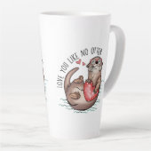 Liefde Humor Latte Mok (Rechterhoek)