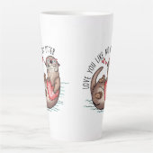 Liefde Humor Latte Mok (Voorkant)