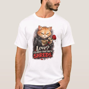 Liefde? Ik heb dat idee aan flarden gekrabd – Grap T-shirt