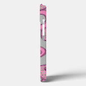 Liefde in 1960 stijl roze & grijs Case-Mate iPhone case (Achterkant / Links)