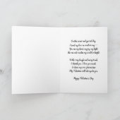 Liefde in Abstracte Valentijnsdag Kaart (Binnen)