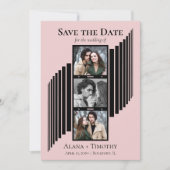 Liefde in Beeld Modern Foto Bewaar de Datum Save The Date (Voorkant)