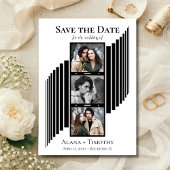 Liefde in Beeld Moderne Foto Bewaar de Datum Save The Date