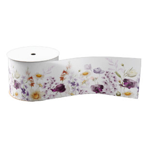 Liefde in bloei Bloemen Grosgrain Lint