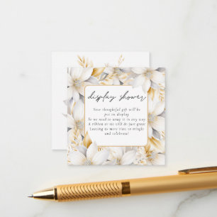 Liefde in bloei bloemen tonen Vrijgezellenfeest Informatiekaartje