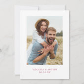 Liefde in bloei Foto bruids douche uitnodiging (Achterkant)