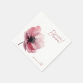 liefde in bloei Minimale vrijgezellenfeest Papier Servet (Hoek)