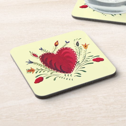 Liefde in Bloom Bier Onderzetter (Linkerzijde)