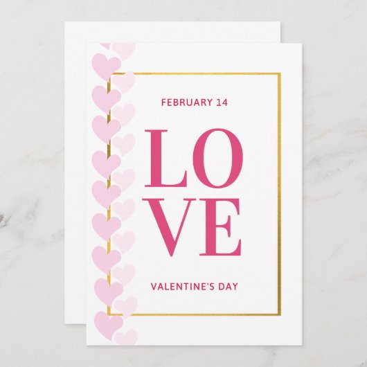 Liefde in Bloom Kaart (Voorkant / Achterkant)