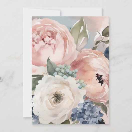 Liefde in Bloom Pioen Goud Boho Arch Vrijgezellenf Kaart (Achterkant)