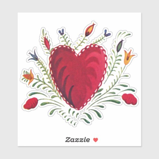 Liefde in Bloom Sticker (Vel)