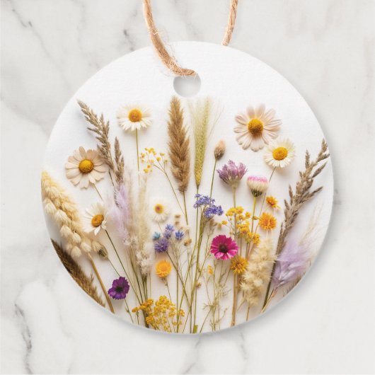 Liefde in Bloom Vrijgezellenfeest Dank u Bedankjes Labels (Achterkant)