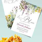 Liefde in Bloom Wildflower Garden Vrijgezellenfees Kaart