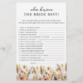 Liefde in Boom Wie kent Bruid de Beste Douche Spel (Voorkant)