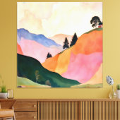 Liefde in de lucht canvas afdruk (Insitu (Woonkamer))