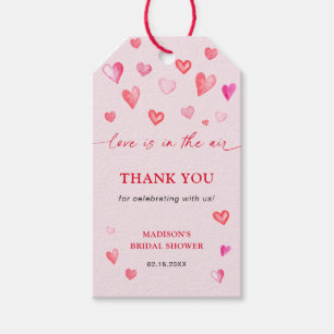 Liefde in de lucht Valentijns Vrijgezellenfeest Cadeaulabel